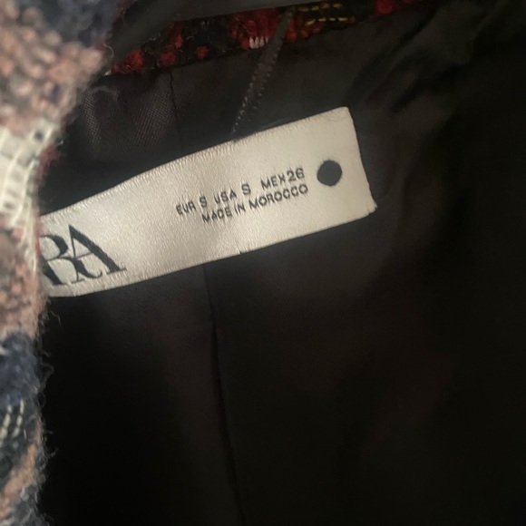 Zara jacquard jacket coat - Picture 6 of 7